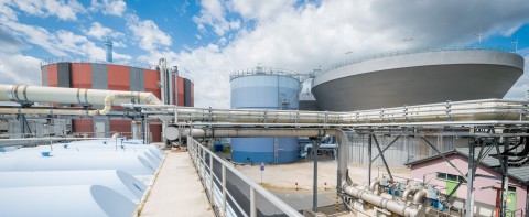 Abwasserreinigungsanalge im Industrieparh Höchst